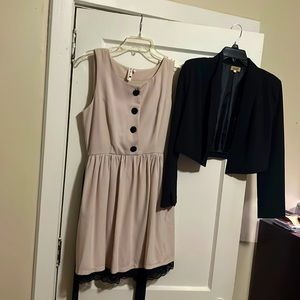 Pink Owl Dress Size M - Piko 1988